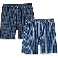 Jockey Men's Cotton Boxers (Pack of 2)(Colors & Print May Vary)