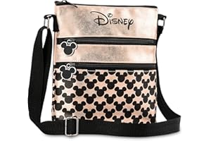 Disney Stitch Handtasche Mädchen Teenager Damentaschen Umhängetasche, Handtasche mit Reißverschluss & Verstellbarem Gurt