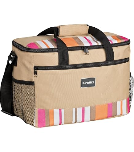 Sac Isotherme PeranoRidia 20L - Glacière Souple Portable - Garde Au Froid 12h - Gris