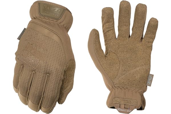 Mechanix Wear - FastFit Coyote Touch Screen Gants (Small, Marron)