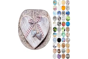 SANILO Deska sedesowa wolnoopadająca, wysokiej jakości powierzchnia, łatwy montaż, stabilne zawiasy, Bavaria