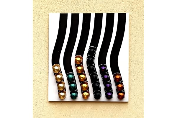 porte capules support distributeurs compatible capsules nespresso 6N 33x32x1cm