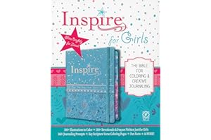 Inspire Bible for girls: New Living Translation, The Bible for Coloring & Creative Journaling