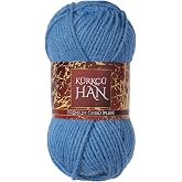 K&uuml;rk&ccedil;&uuml; Han Dekor 100gr 100m El &Ouml;rg&uuml; İpi (Tozlu Mavi)
