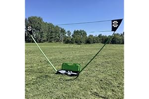 SURESHOT Sure Shot Quick Fit Junior Outdoor - Juego de bádminton, Color Verde y Negro