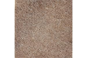 PEMMIPRODUCTS Esterilla de Cultivo de 100% Coco, 23 x 23 cm, 7 mm de Grosor, 5 Unidades (1,98 Unidades por Unidad), Esterilla Adecuada para el Cultivo de por (Microgreens), Apta para Bandeja 1010