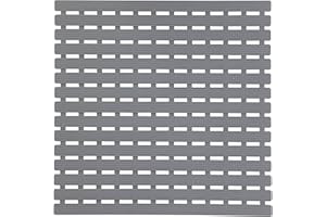 FERIDRAS 971002 Pedana Doccia 54 x 54 in Plastica con Gommini Antiscivolo Grigio