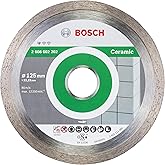 Bosch Standard Seri Seramik İ&ccedil;in Elmas Kesme Diski 125 mm, Gri
