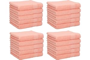 Betz 20 Lavette salvietta Asciugamano per Il Bidet Neapel 100% Cotone Misure 30 x 30 cm Diversi Colori Colore Albicocca