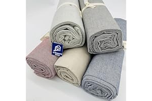 L'EMPORIO CASA Copridivano Telo Arredo Tinta Unita Tela Robusta Grossa in Cotone di Panama 160X280-260x280-360x280 Misure Maxi Lenzuolo Copritutto Granfoulard Italy (GRIGIO CHIARO, 360X280)