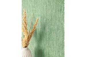 NEWROOM Tapete Grün Vliestapete Einfarbig - Unitapete Uni Stoff-Optik Textil-Optik Modern Leinen-Optik Struktur inkl. Tapezier-Ratgeber