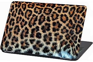 FINEST FOLIA Film universel pour ordinateur portable Design Cover: Abstrait Housse de protection autocollant en vinyle Skin Sticker adhésif (17″, Lp27 Léopard)