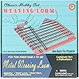 Pepperell Weaving Loom Retro Craft Kit, Metal, Red, 1 Count (Pack of 1)