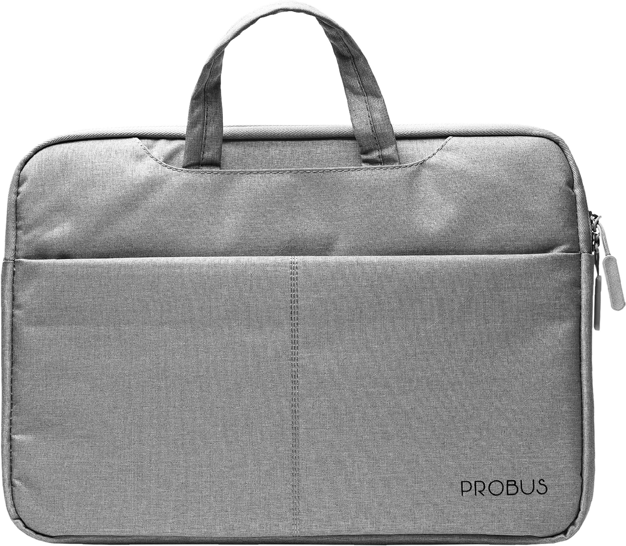 Probus Traveller Laptop Slim Sleeve Bags for 15.6 inch Laptop/MacBook/Chromebook/Notebook Case Cover – Grey