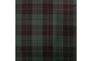 Panini Tessuti, Tessuto Tartan - Fantasia Scozzese - Venduto al Mezzo Metro 1 Q.tà = 50 cm; 2 Qtà = 100 Cm. Ideale per creazioni sartoriali: Camicie, gonne, Kilt