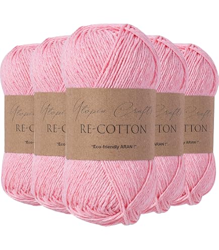 Filato Da Lavoro A Maglia JOY DK - 100% Acrilico, Confezione Da 5 X 50g (750m), Morbido E Lavabile