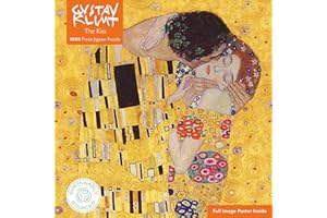 Klimt: The Kiss Jigsaw: 1000 piece jigsaw (1000-piece jigsaws): 1000-piece Jigsaw Puzzles: 1000-pieces. Ethical, Sustainable, Earth-friendly