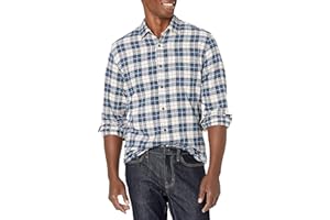 Amazon Essentials Koszula Mężczyźni Long-sleeve Flannel Shirt (1 w zestawie)