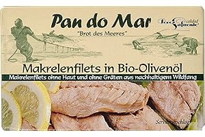 Pan do Mar Makrelenfilets in Bio Olivenöl, 5er Pack (5 x 120 g)