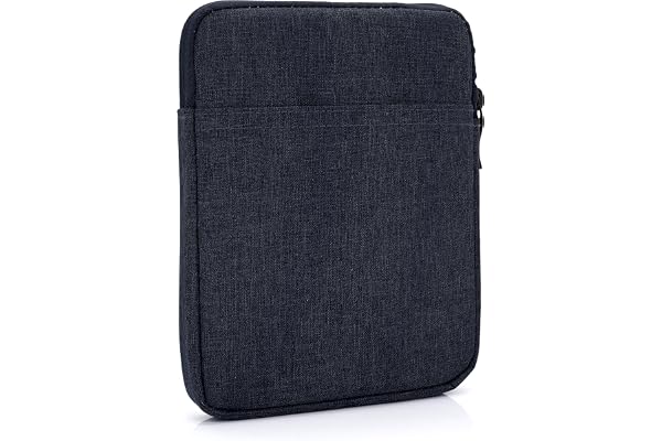 MyGadget Pochette Nylon pour Tablette jusqu'à 6,8 Pouces - Protection pour 18 x 13,5 cm - ex. Kindle Paperwhite 11e Génération - Bleu Foncé