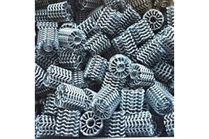 hel-x 100 Liter H2X36 35/36 Schwarz Filtermaterial Filtercarrier Filtermedium Helix Biocarrier Teichfilter Koi Teich Aquarienfilter Bio helx Filter