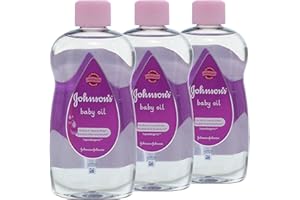 Johnson's Baby Oil 500ml Newborn Skin Protection Pack of 3