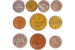 HOBBY OF KINGS 10 Monete Diverse Con Navi: Galeoni, Trireme, Caravelle, Fregate, Ingranaggi, Carote