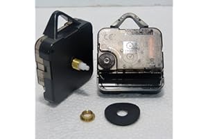 CLOCK SPARE PARTS Young Town 12888 Mécanisme d'horloge Tic-tac à Quartz de Rechange avec Fixation (Longueur Totale de Tige: 14,5 mm)