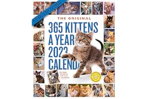 WORKMAN PUBLISHING COMPANY 365 Kittens-A-Year Picture-A-Day Wall Calendar 2023: Absolutely Spilling Over With Kittens