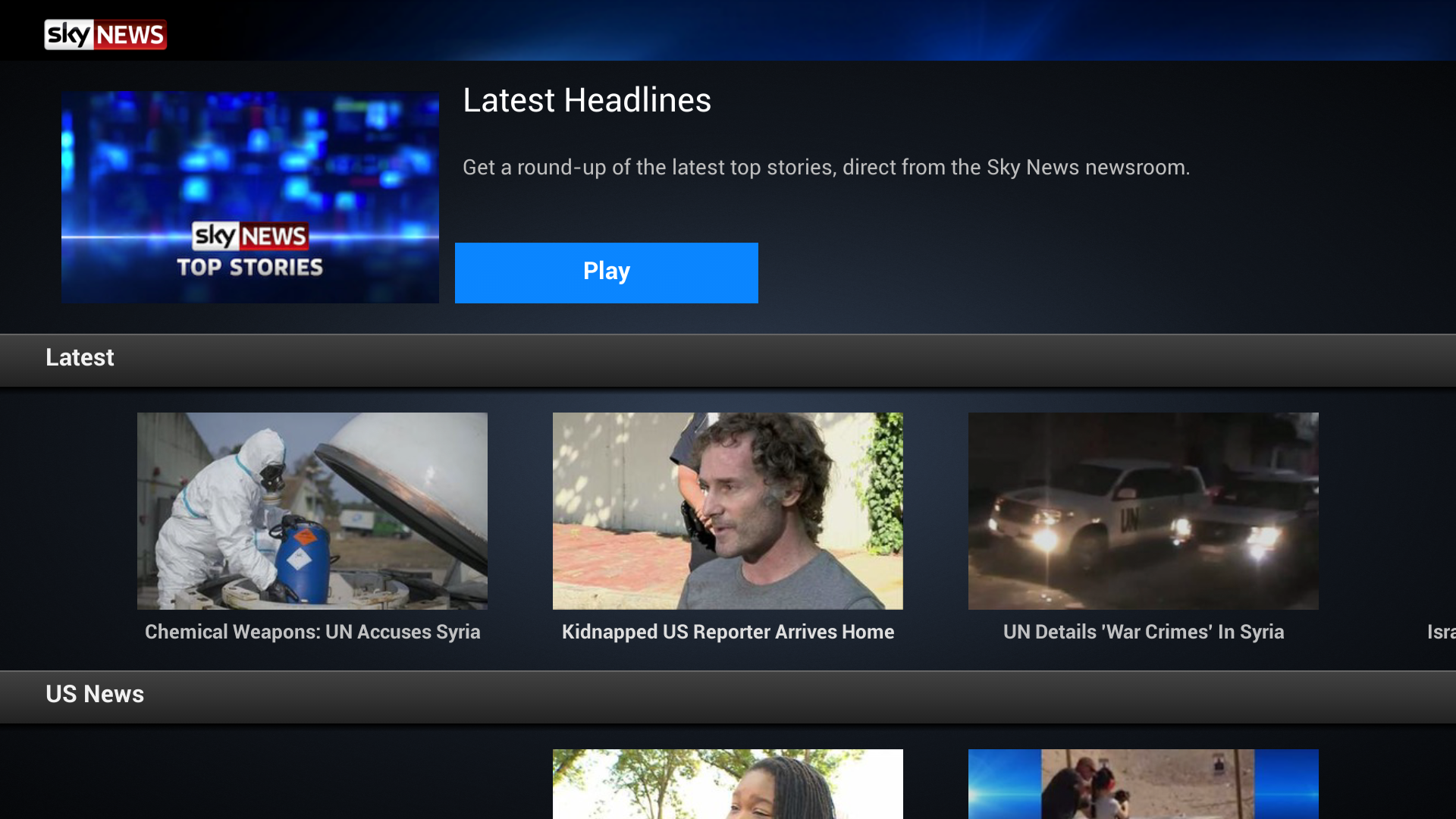 Sky News Amazon.co.uk Appstore for Android