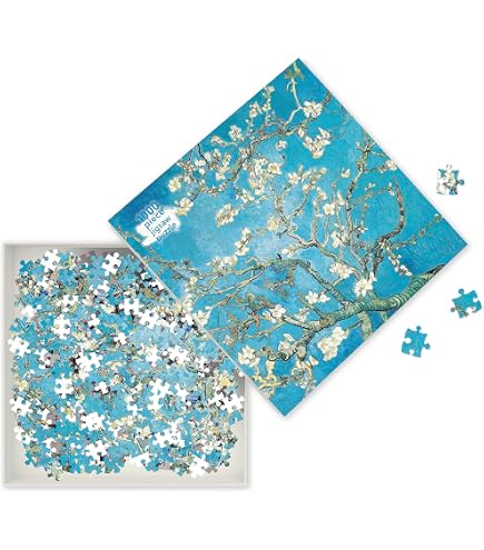 1000 Teile Puzzle Vincent Van Gogh Sternennacht | 73,5x51 Cm Premium Puzzle Für Erwachsene | In Stabiler Geschenkbox