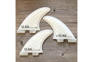SLABSURF.COM Slab-Surf Fins Thruster hexacore Full White FCS 2 Talla M