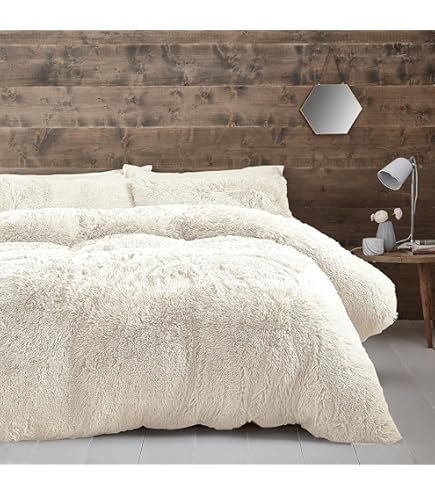 Duck Egg Blue Catherine Lansfield Cuddly Faux Fur 45cm X 45cm Filled - View #8