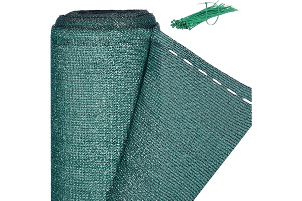 Relaxdays, vert Brise-vue, Paravent pour les clôtures et rambardes, Tissu HDPE, Anti-UV, 1,2 x 15 mètres, Meter