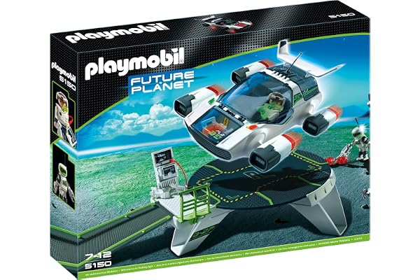 Playmobil Future Planet - 5150 - Jeu de Construction - Jet des E-Rangers avec Rampe de Lancement