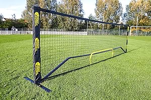 NETSPORTIQUE Fußballtennisnetz - extra robust ! - 4mx1,1m - Ideal für Passgenauigkeit und Koordination !