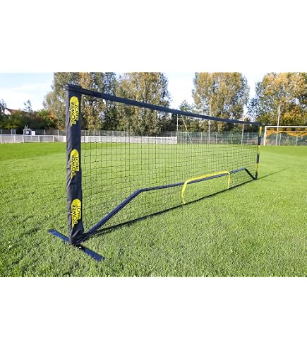 Filet De Pickleball Portable GYMAX – 670x92cm, Polyester, Cadre Métal 25mm, Sac De Transport – Intérieur/extérieur