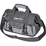 Amazon Basics Borsa portautensili, 32 cm, Grigio