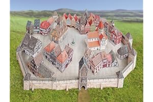 Aue-Verlag-33 x 27 x 10 cm, Modello Medievale Town