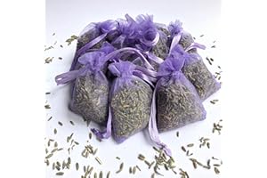 3DROM 5 Fresh Aromatic Provence Lavender Lilac Organza Bags (5x7 cm)