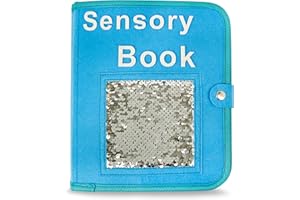 LA MARQUESITA Fidget Book for Adults- Activity Book for Seniors with Dementia, Alzheimer´s, Autism and Memory or Motor Challenges - Sensory Stimulation and Memory Care Activity - Great Gift for Alzheimer´s Patients