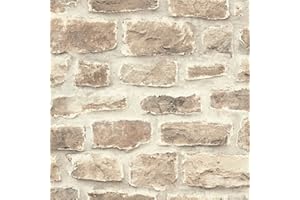 Rasch Papel pintado 860610 de la colección b.b home passion VI, papel pintado no tejido efecto piedra rústica, 10,05 m x 53 cm