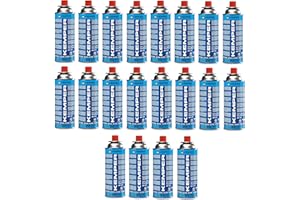 ALTIGASI 20 PEZZI - Bomboletta cartuccia a gas da 390 ml (227 gr) Kemper 577 ideale per stufette e fornelli portatili tipo bistro