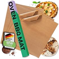 meberg NOSBL01 - Pellicola da forno rettangolare, 33 x 36 cm, riutilizzabile, con rivestimento antiaderente