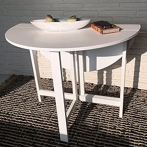 Küchentisch Esstisch Esszimmertisch weiß 96 x 75 cm 2-fach klappbar