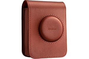 instax Mini EVO marrón. Cámara e Impresora con Pantalla LCD de 2,7 Pulgadas, 10 Efectos de Lente y 10 Efectos de película