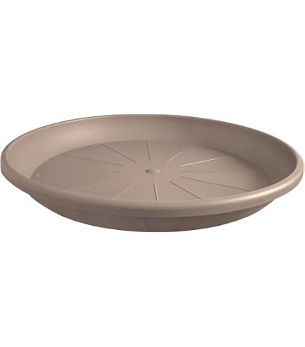 Euro3Plast Pflanzkübel 'Geo' – 45 Cm, Frostsicher & UV-beständig In Taupe