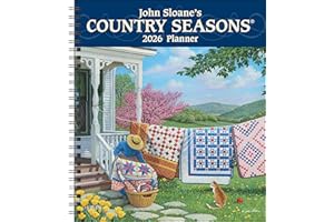 John Sloane's Country Seasons® 12-Month 2026 Monthly/Weekly Planner Calendar