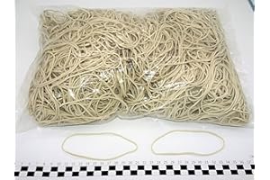 Progom - Elastiques - 120(Ø76) mm x 1.7mm - blanc - sac de 1kg