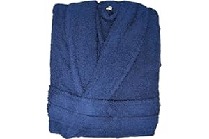 KIMBATEX TEXTIL HOGAR TIENDA Kimbatex Albornoz 100% Algodón Rizo Americano 420g Unisex con Cinturón y 2 Bolsillos, Disponible en 10 Colores y Tallas M, L, XL, XXL.